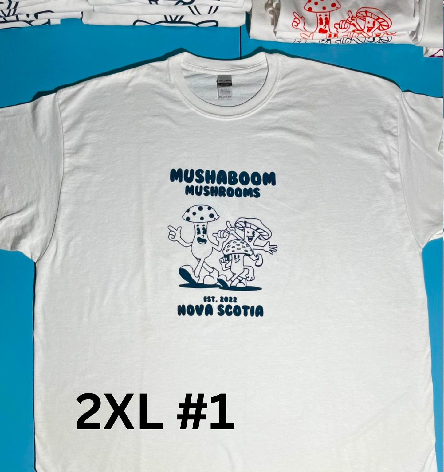 Mushaboom Mushrooms Cartoon T-Shirt