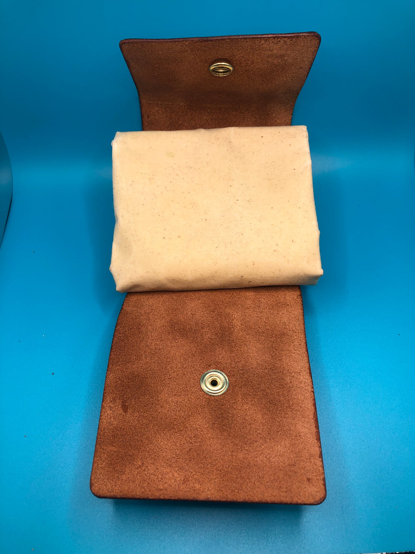 Highwater Leather Foraging Pouch - with beeswaxed canvas drawstring bag