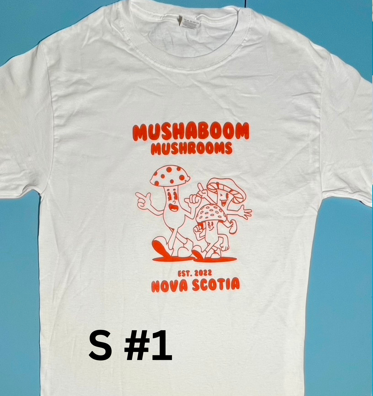 Mushaboom Mushrooms Cartoon T-Shirt