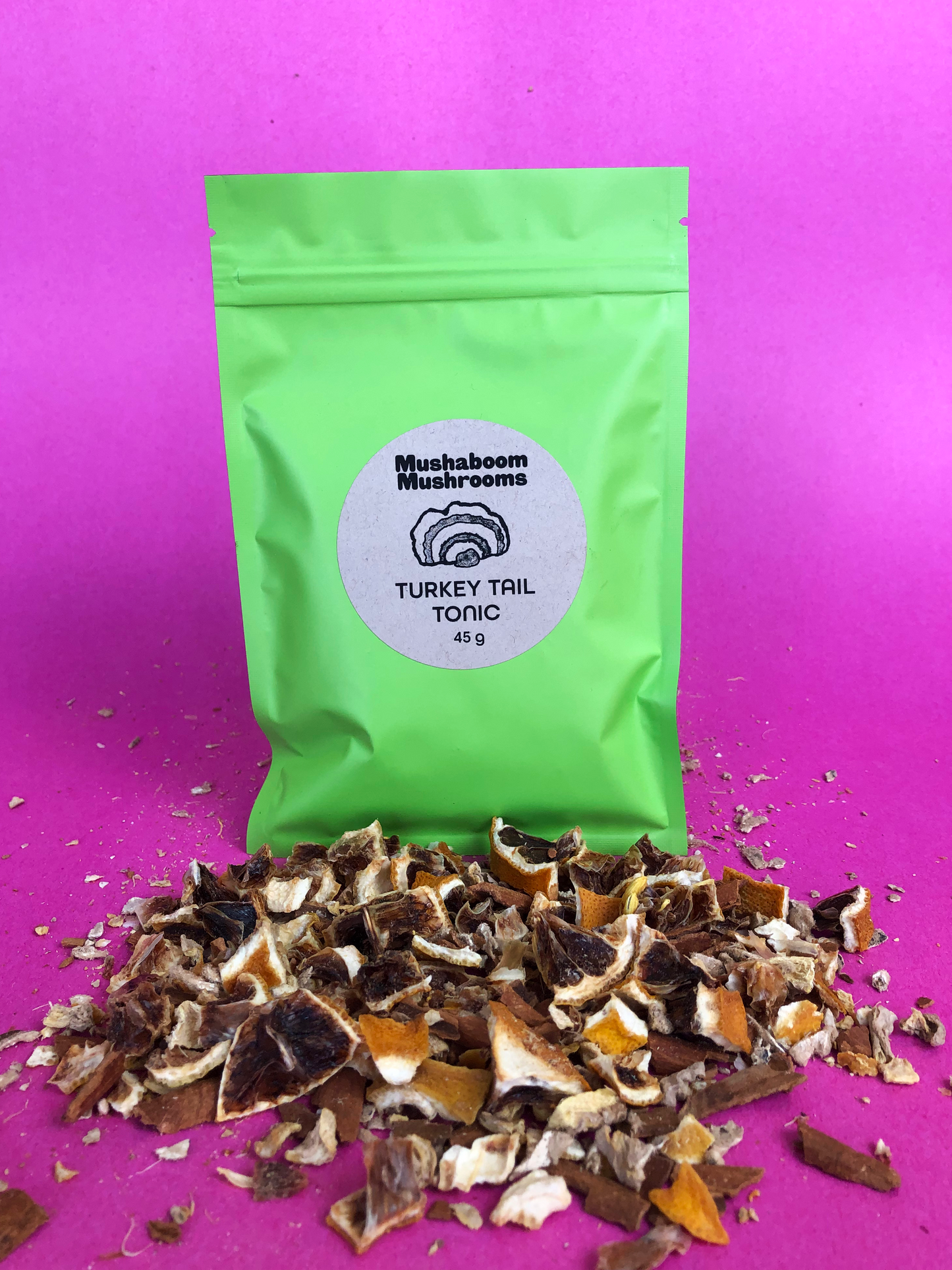 Turkey Tail Tonic - Caffeine-Free Mushroom Tea